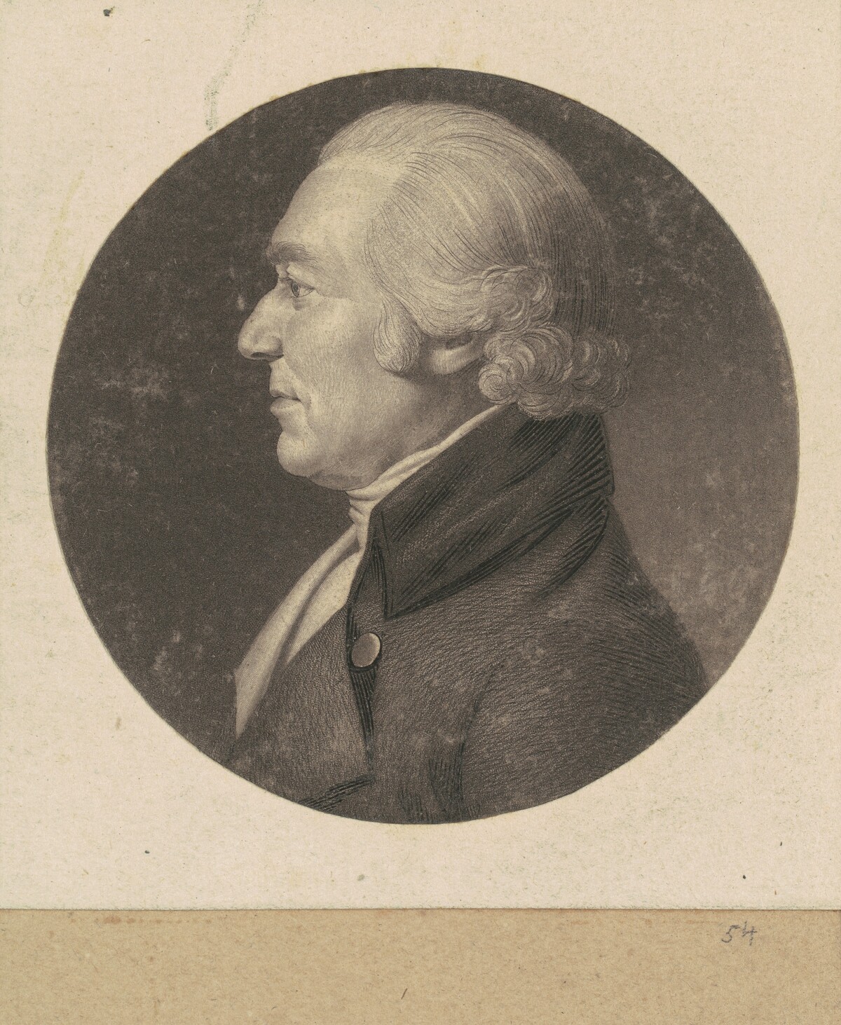 Unidentified Man by Charles B. J. Févret de Saint-Mémin