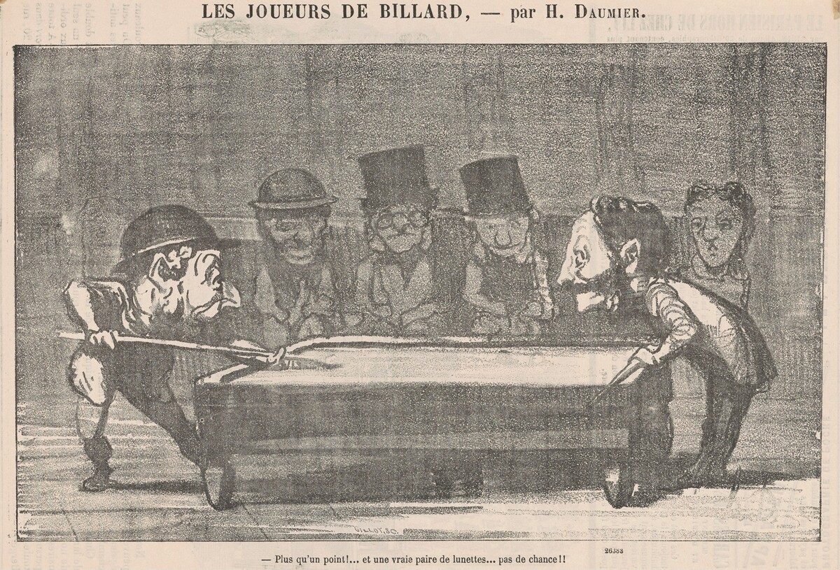 Plus qu'un point! ... Pas de chance!! by Honoré Daumier