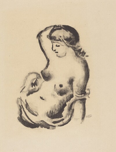 Half-Length Seated Female (Femme assise vue ami-corps)