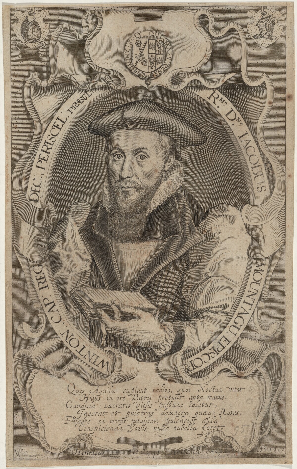James Montagu, Bishop of Winchester by Simon de Passe