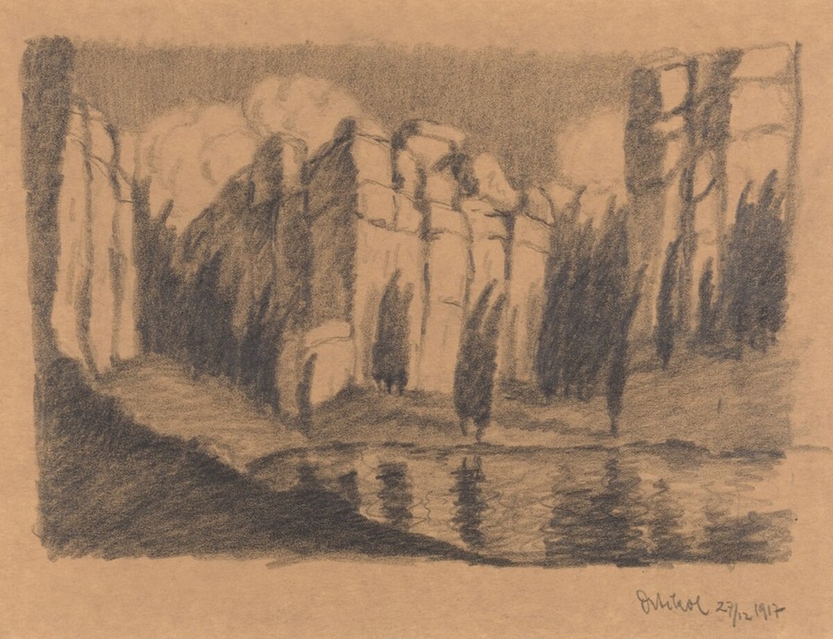 Cliffs by Frantisek Drtikol