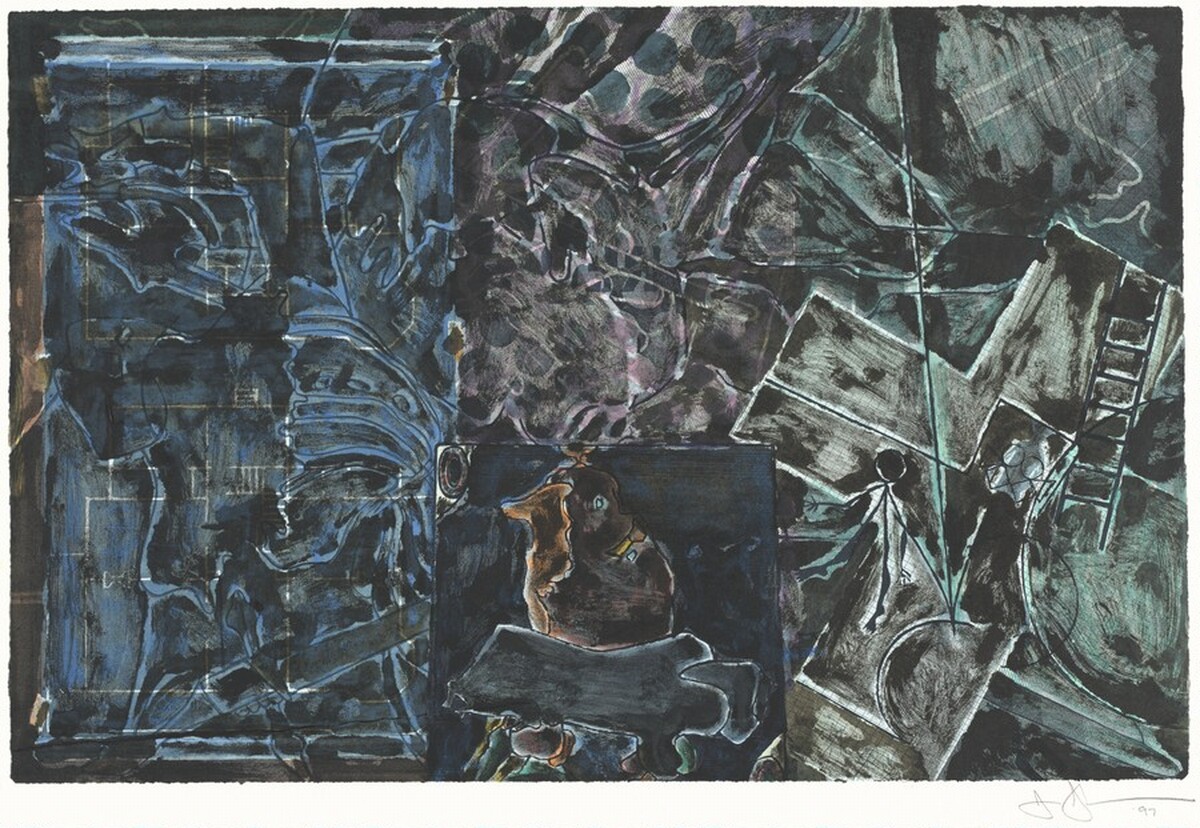 Untitled [proof] by Jasper Johns