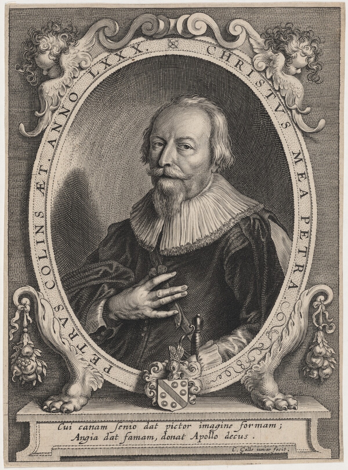 Petrus Collins by Cornelis Galle I