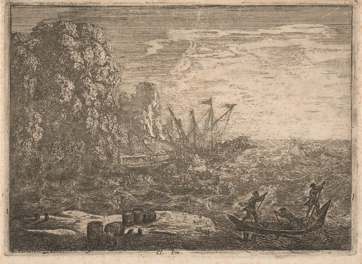 The Tempest (La Tempête) by Claude Lorrain