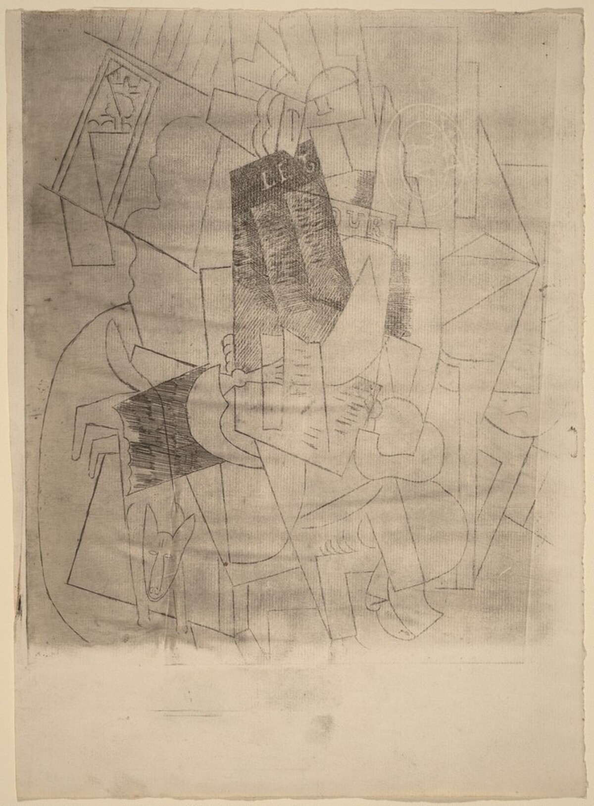 Man with a Dog (L'homme au chien) by Pablo Picasso