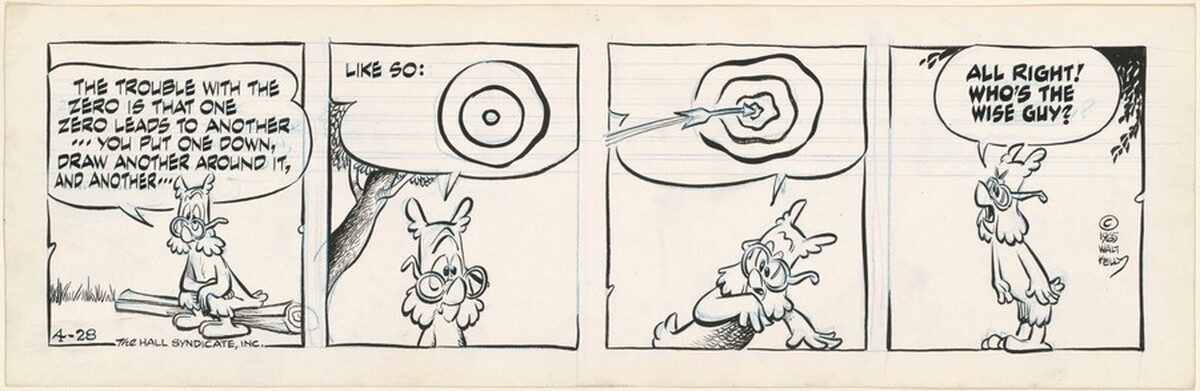 Owl's Bulls-eye by Walt Kelly