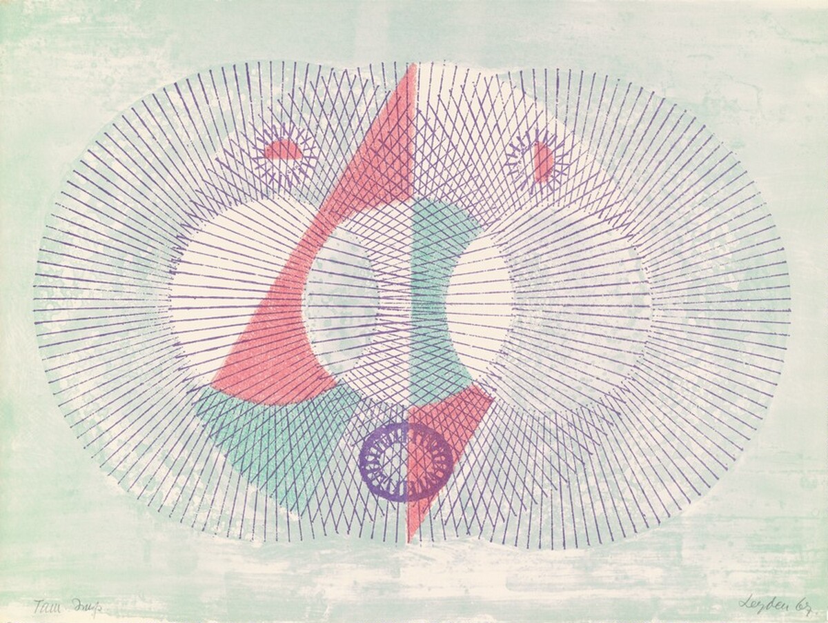Japanese Moon I by Ernst Van Leyden