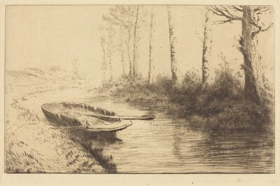 Canal Seen by Morning Light (Le canal: Effet du matin)