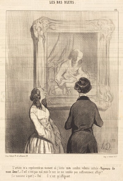 L'Artiste m'a représentée au moment ou j'écris