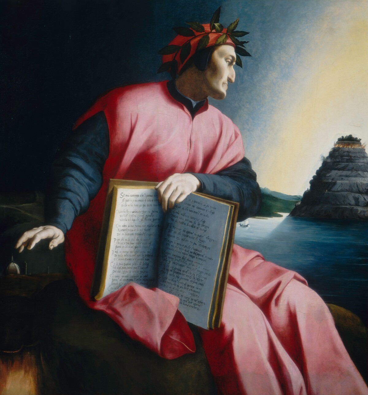 Allegorical Portrait of Dante by Florentine 16th Century