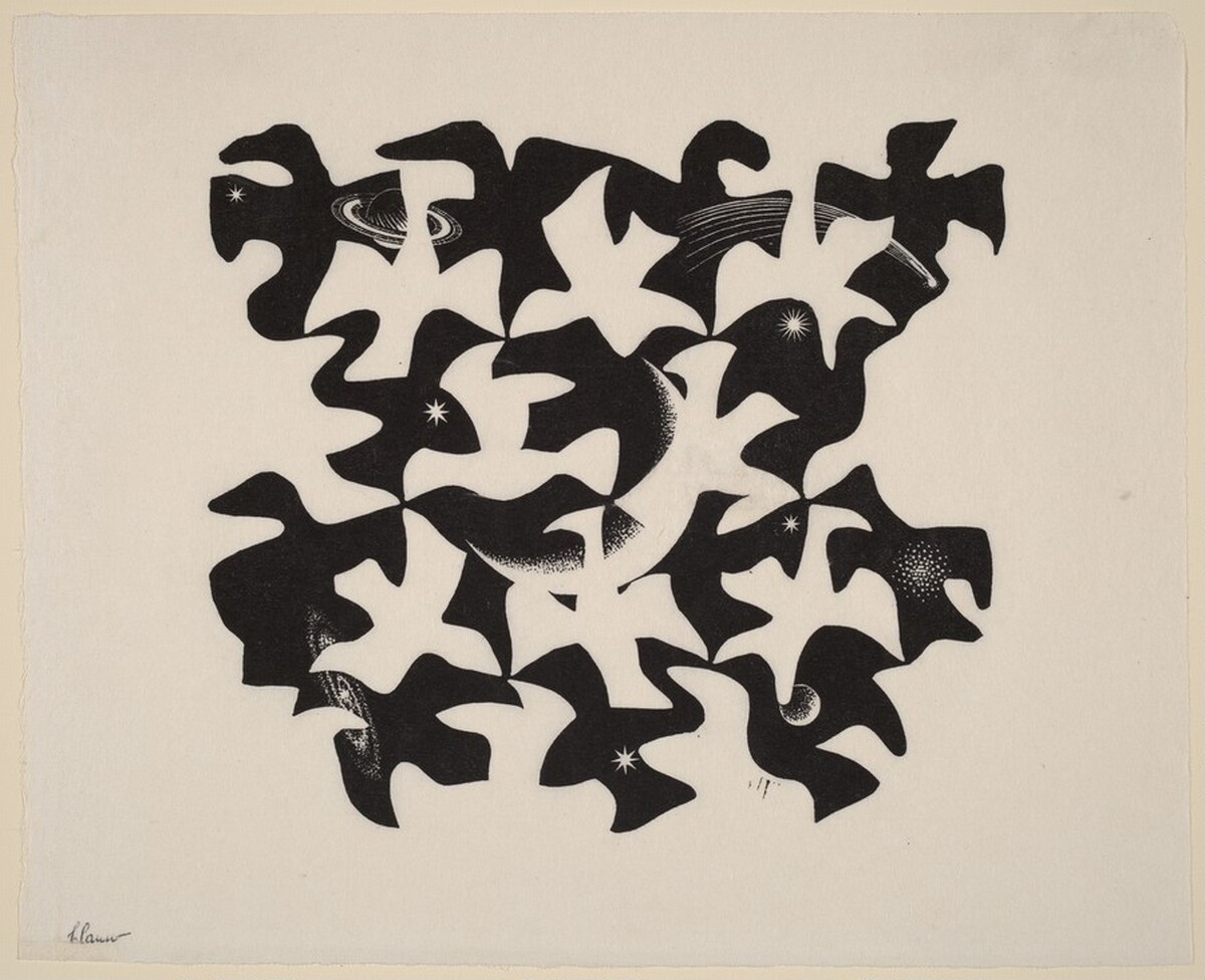 Sun and Moon by M.C. Escher