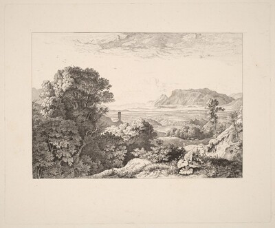 View of the Castle of Olevano