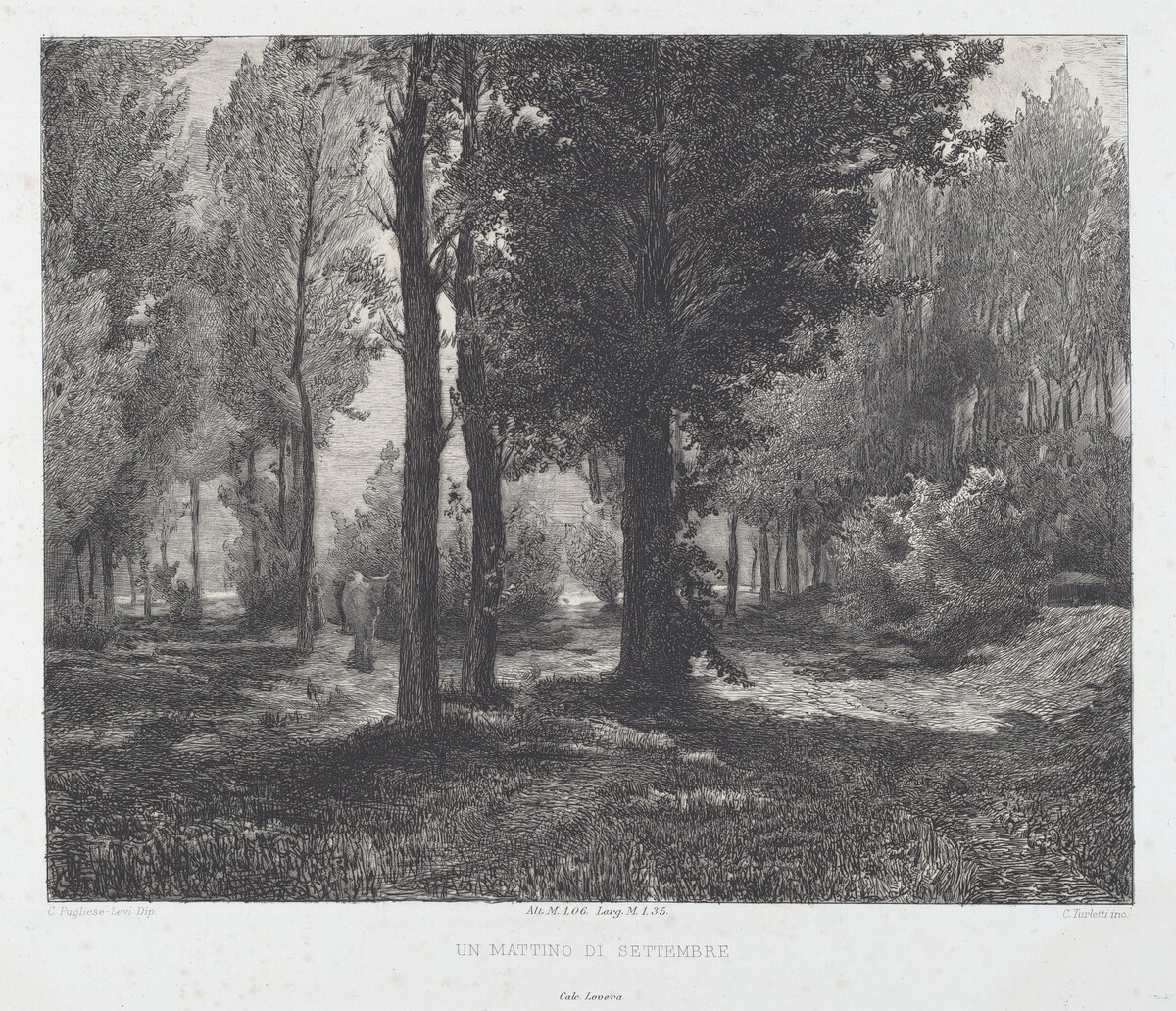 Un mattino di settembre [A September Morning] by Celestino Turletti, after Clemente Pugliese-Levi