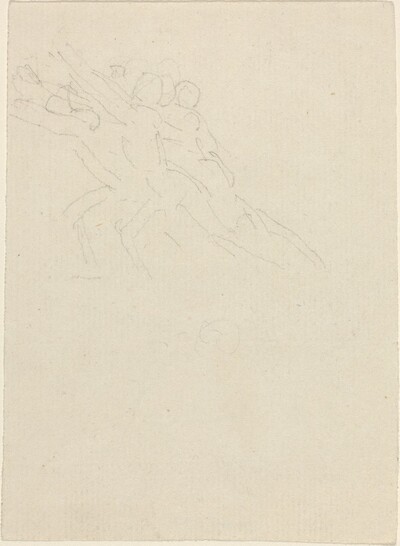 Running Figures with Arms Raised