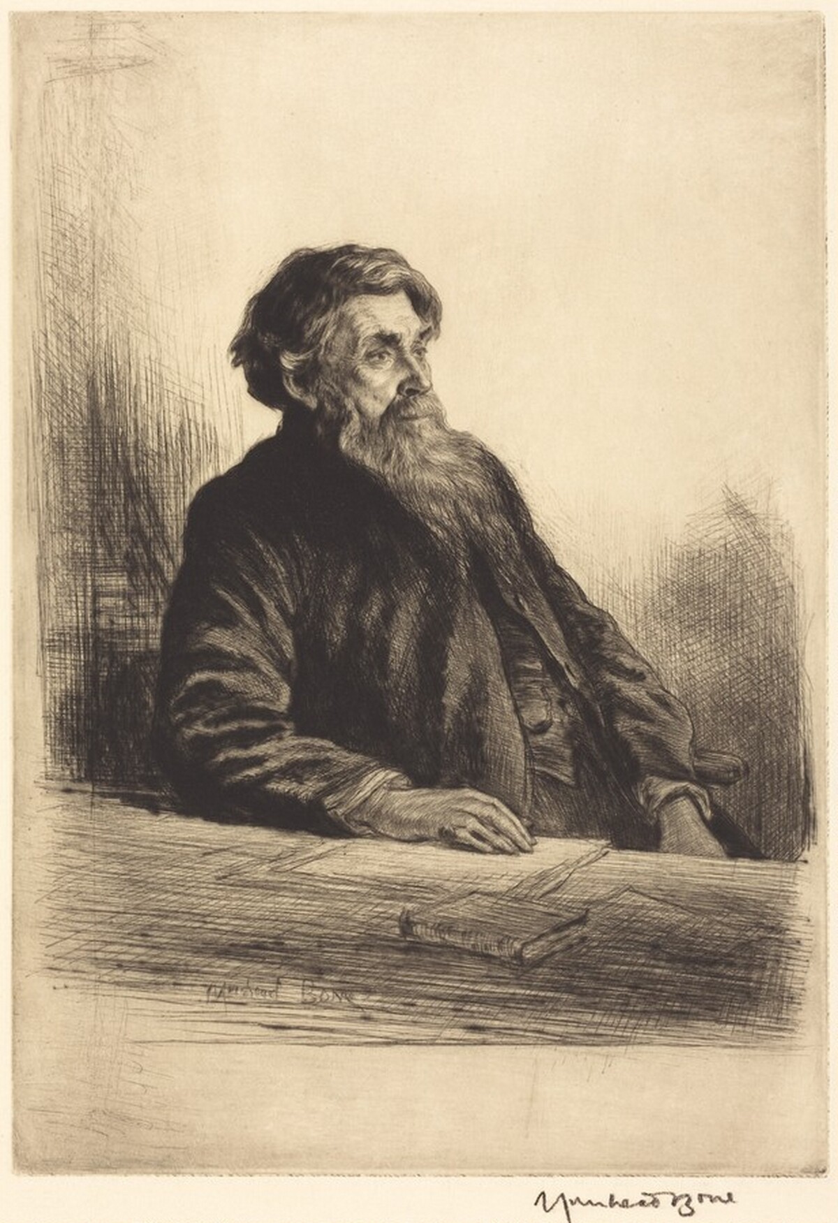 Rev. Dr. James by Sir Muirhead Bone
