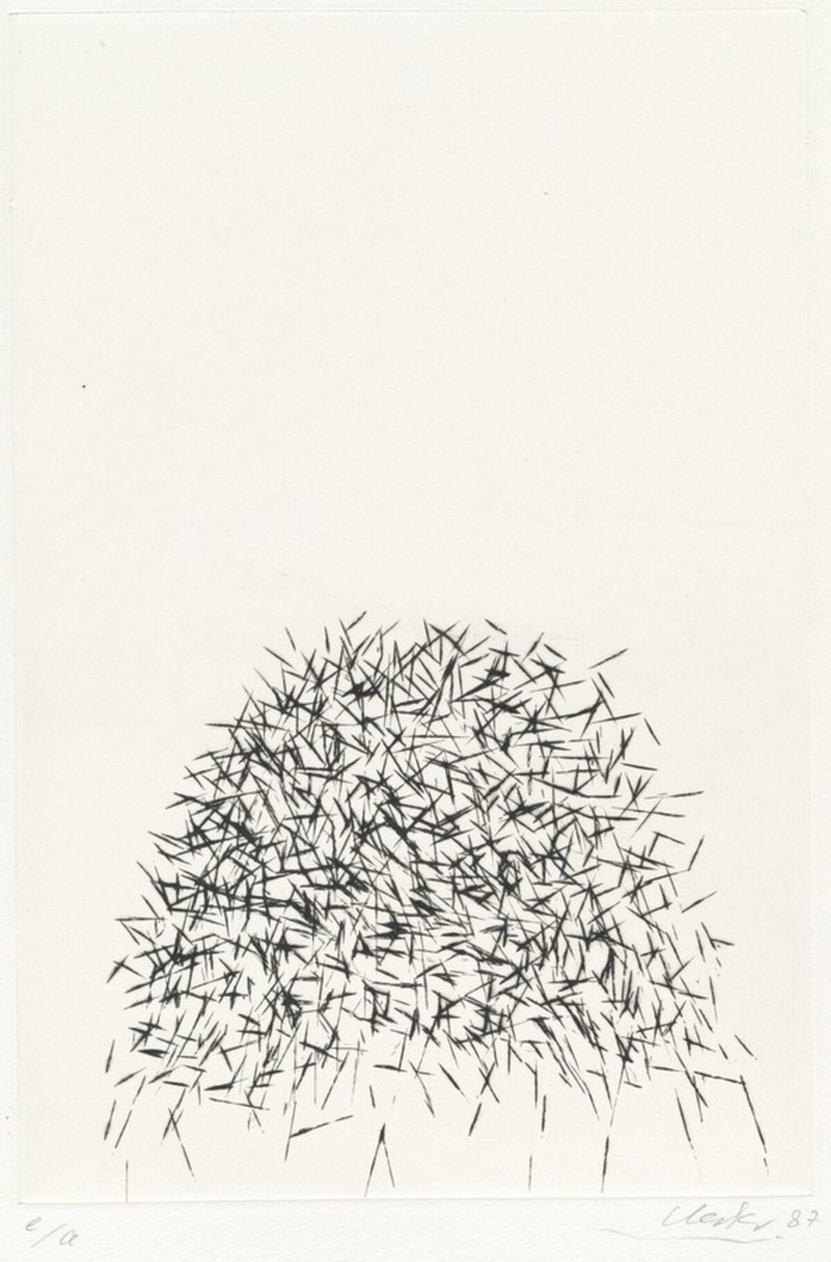 Untitled by Gunther Uecker