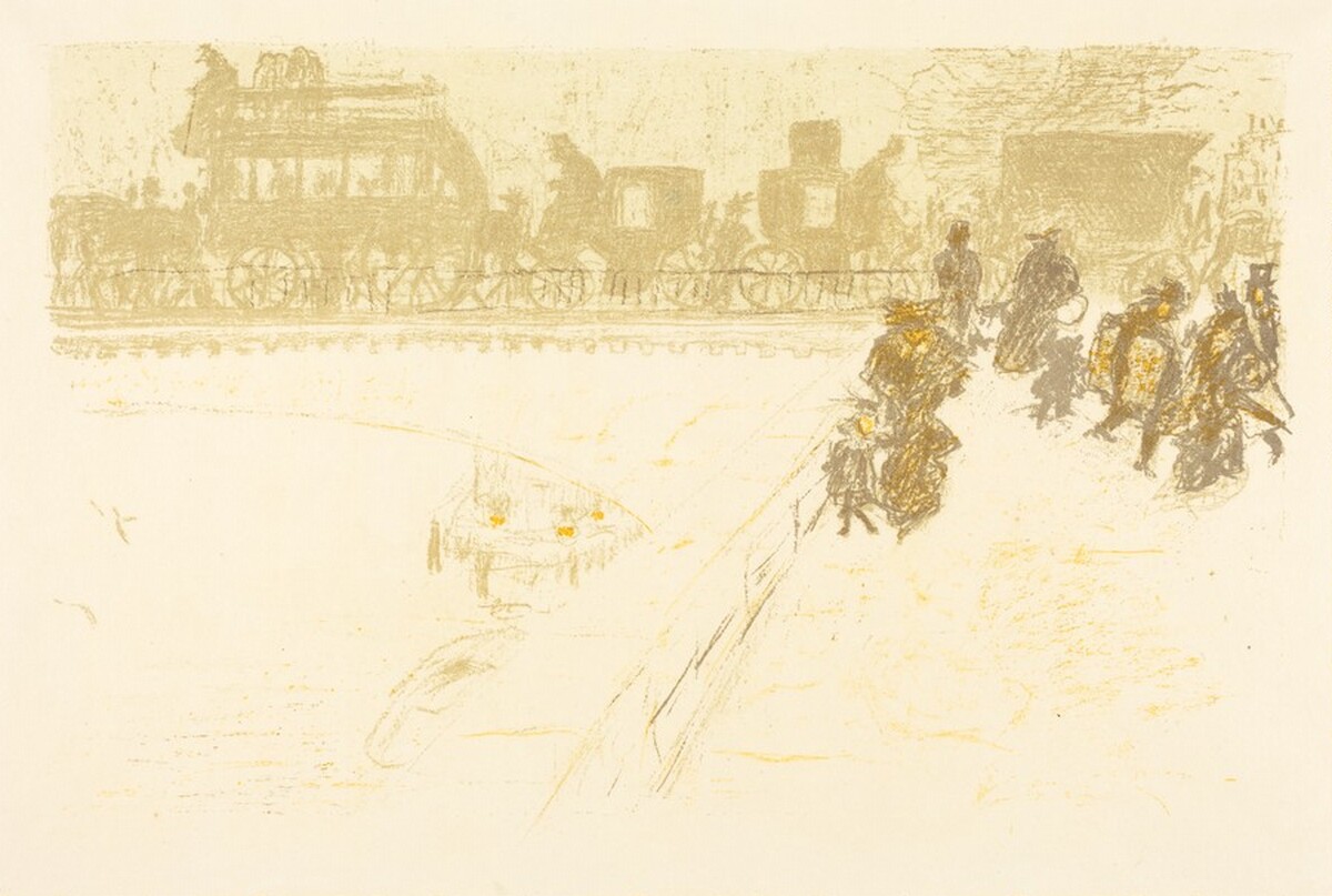 The Bridge (Le Pont) by Pierre Bonnard, Ambroise Vollard (publisher)