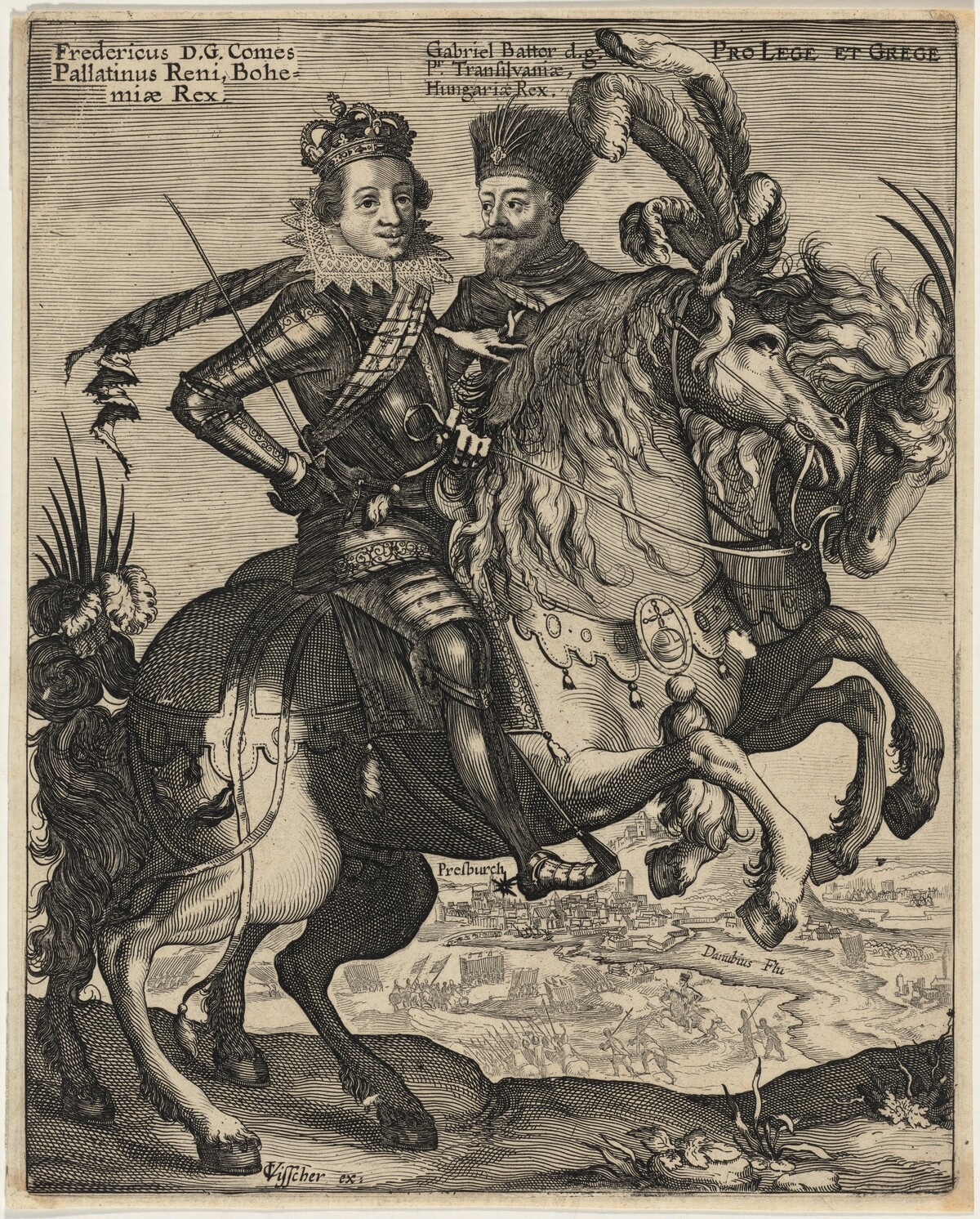 Frederick V, King of Bohemia and Gabriel II, Prince of Transylvania by Unknown Artist