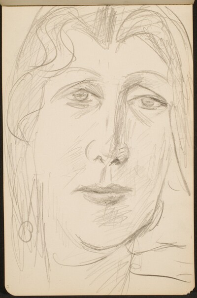 weibliche Bildnisstudie (Female Portrait) [p. 15]