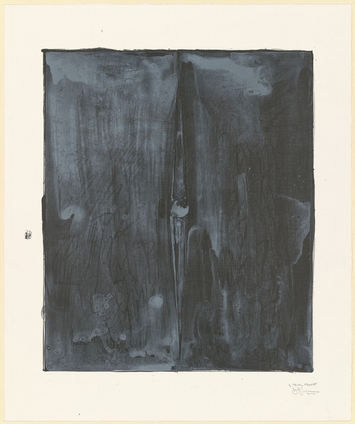 Painting with a Ball [trial proof] by Jasper Johns