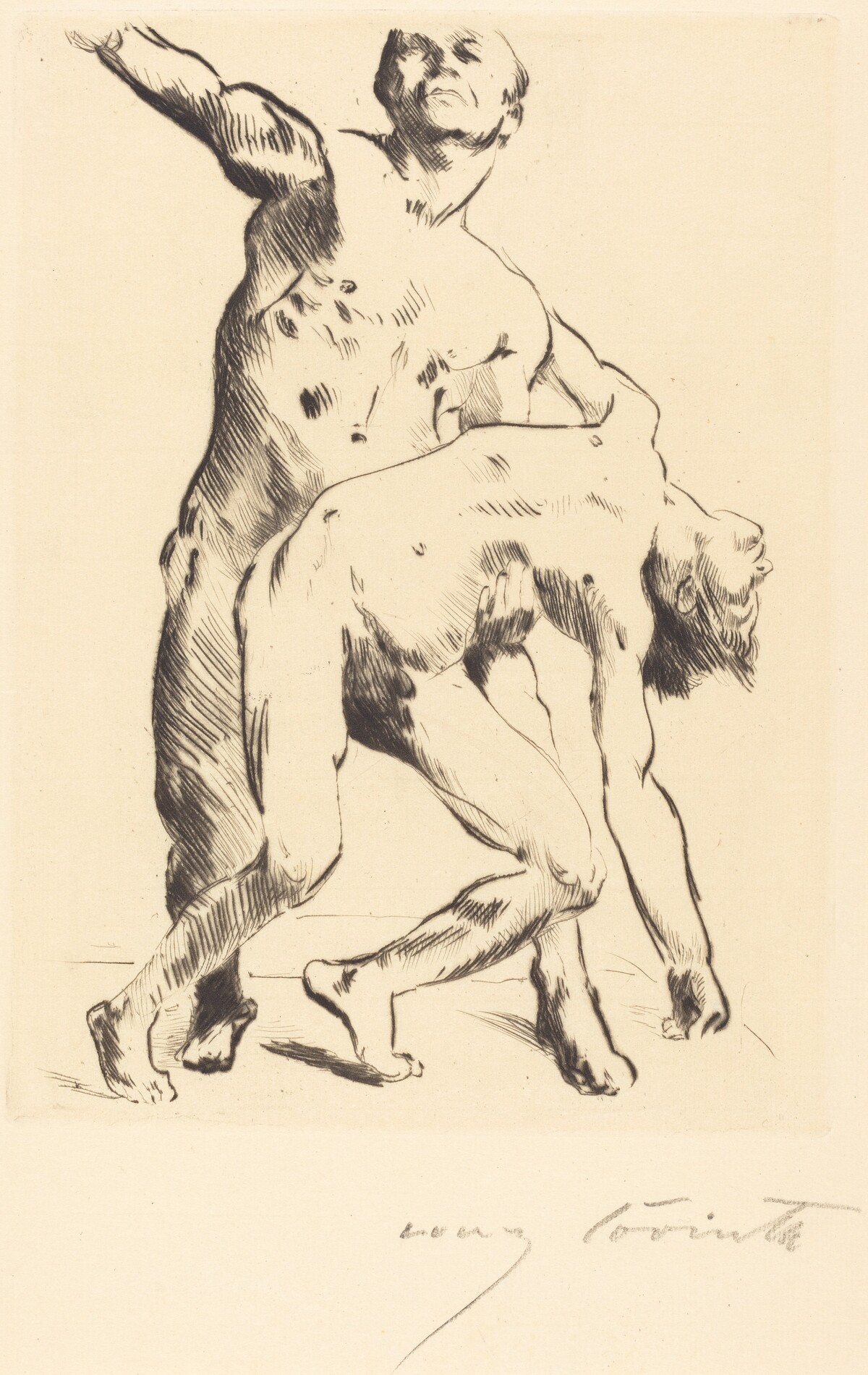 Odysseus und die Freier (Odysseus and the Suitor) by Lovis Corinth