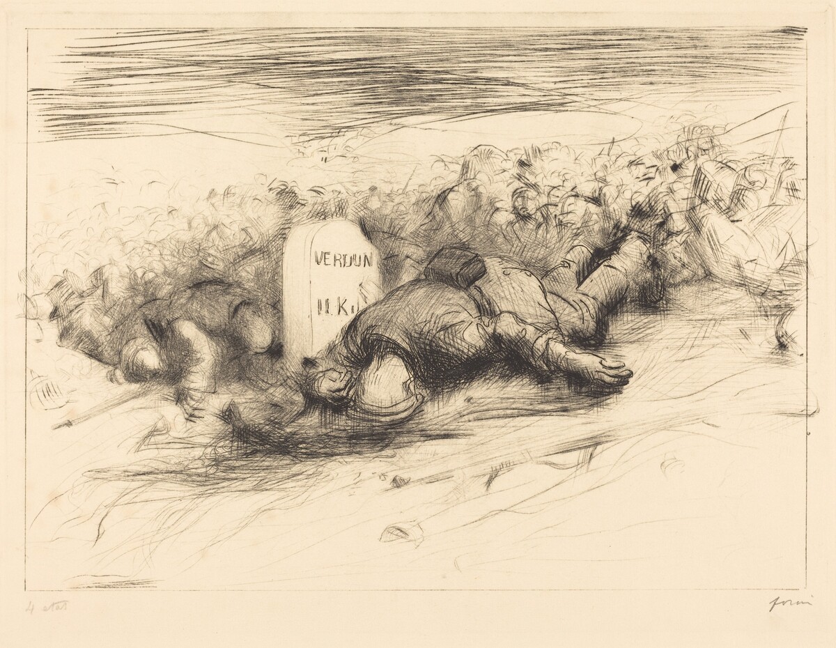 La Borne - Verdun (The End - Verdun) by Jean-Louis Forain