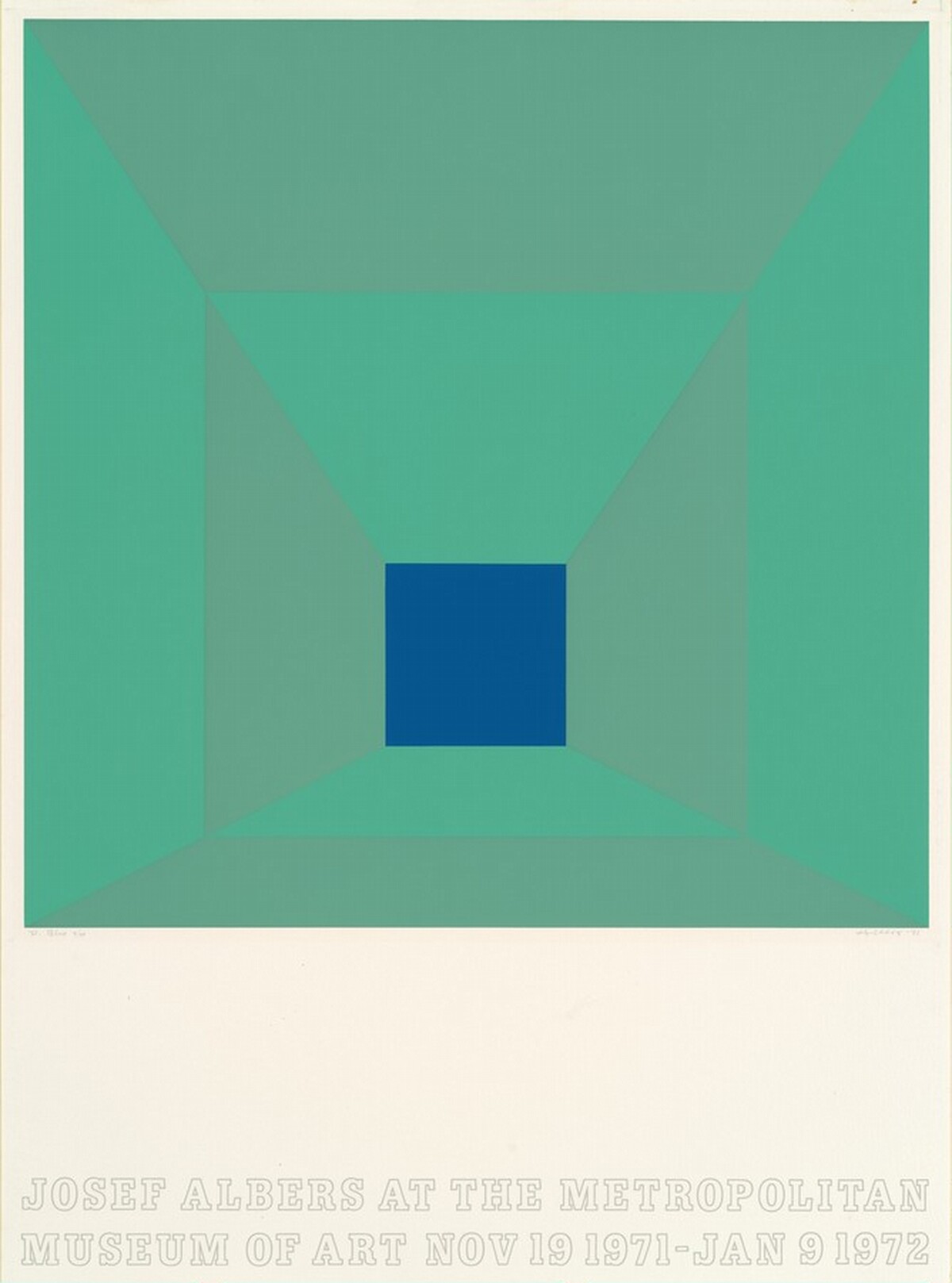 Josef Albers at the Metropolitan Museum of Art: P-Blue by Josef Albers