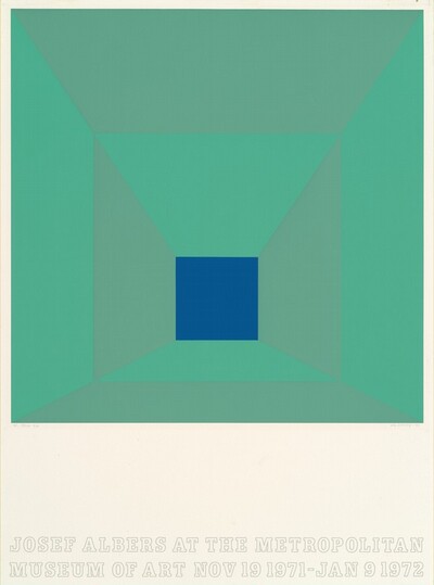 Josef Albers at the Metropolitan Museum of Art: P-Blue