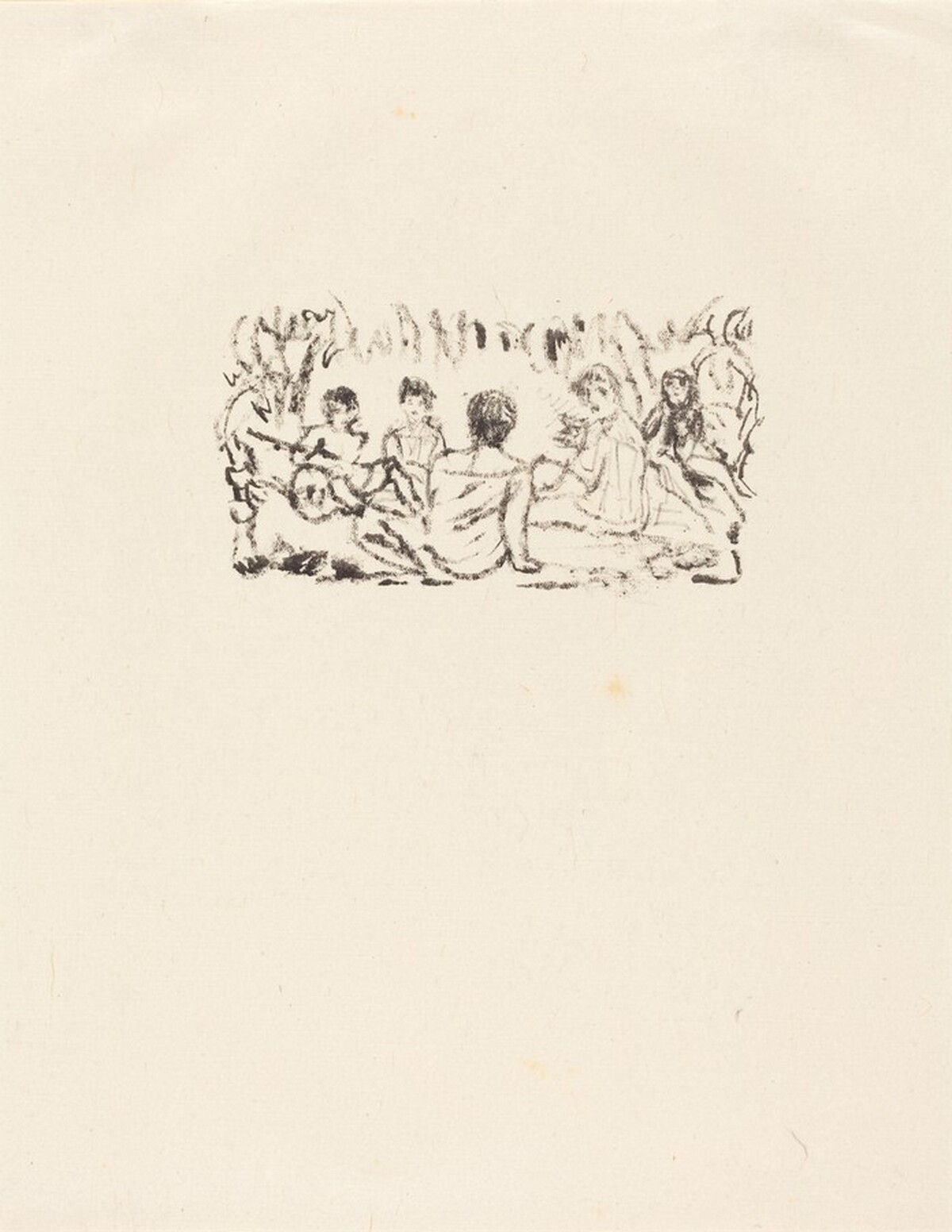 From "Le crepuscule des nymphes" (illustration, page 25) by Pierre Bonnard