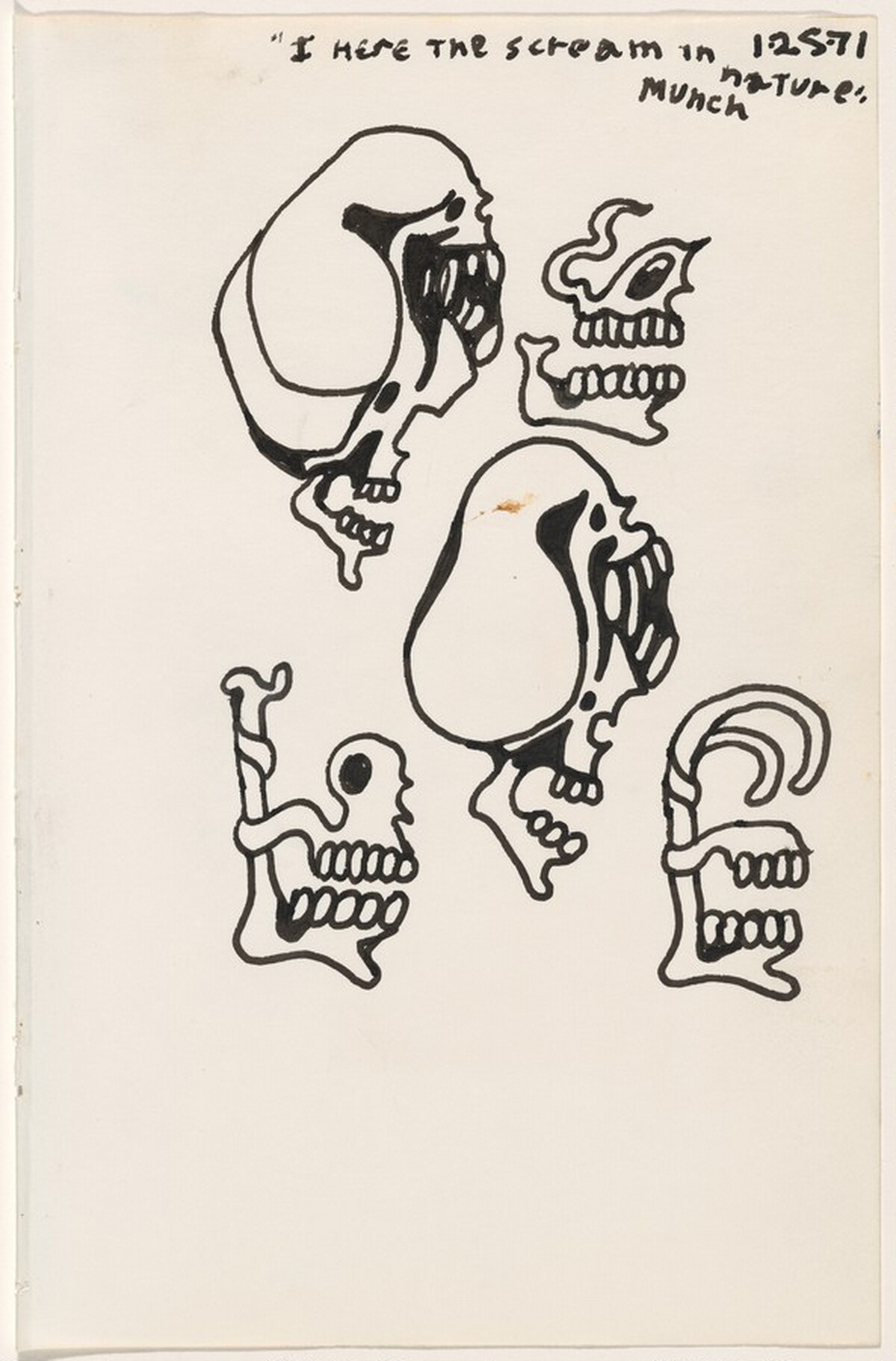 Untitled 1-25-71 [study for "tattoo" book] by James McCracken Jr.