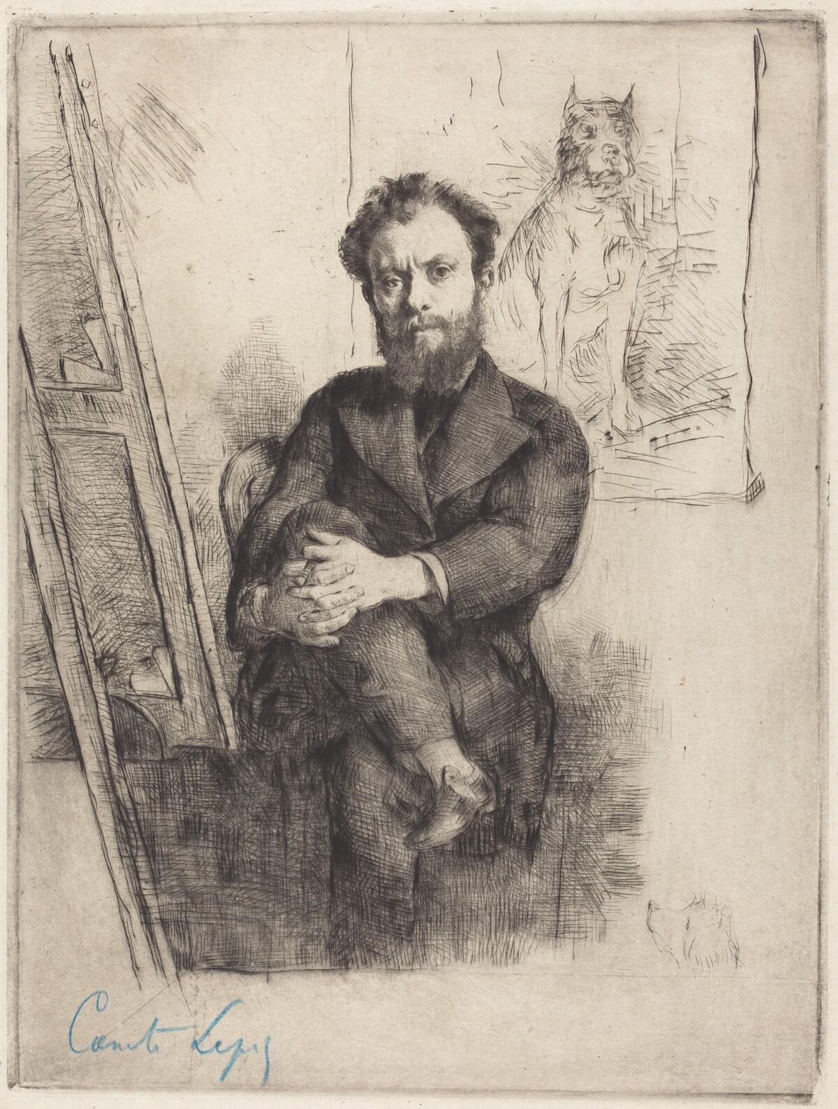 Comte Lepic by Marcellin-Gilbert Desboutin