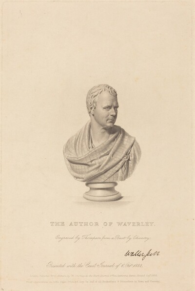 Bust of Sir Walter Scott