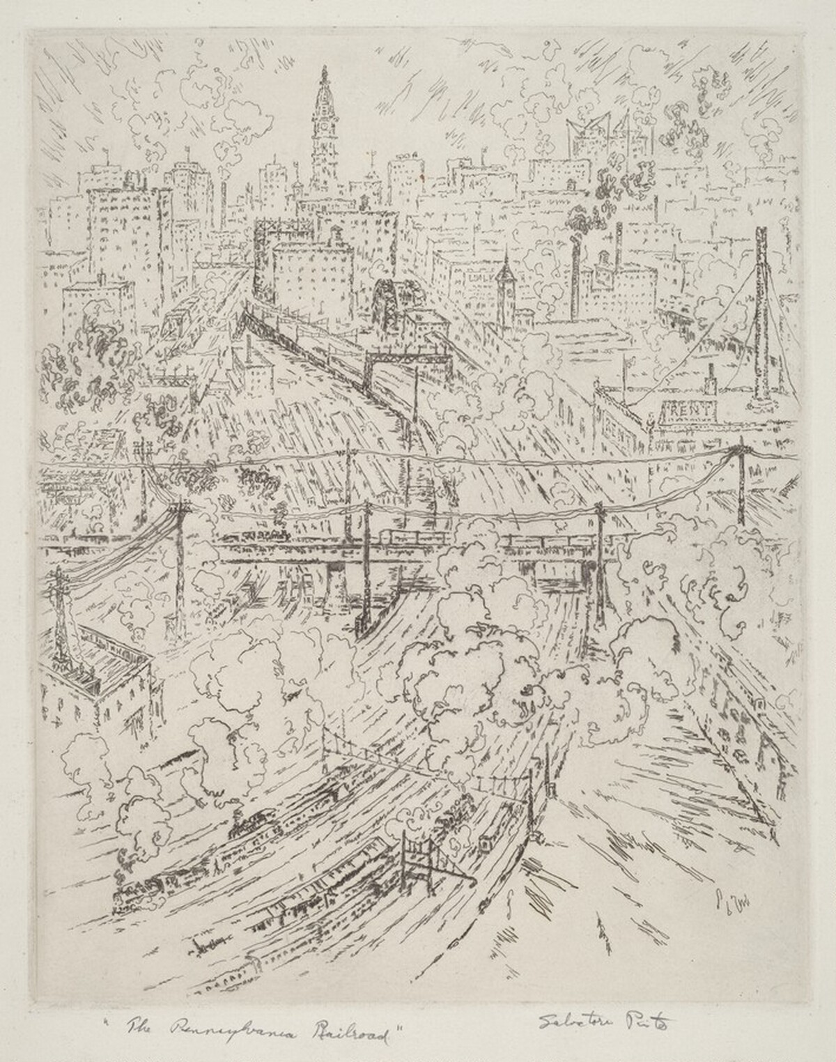 The Pennsylvania Railroad by Salvatore Pinto