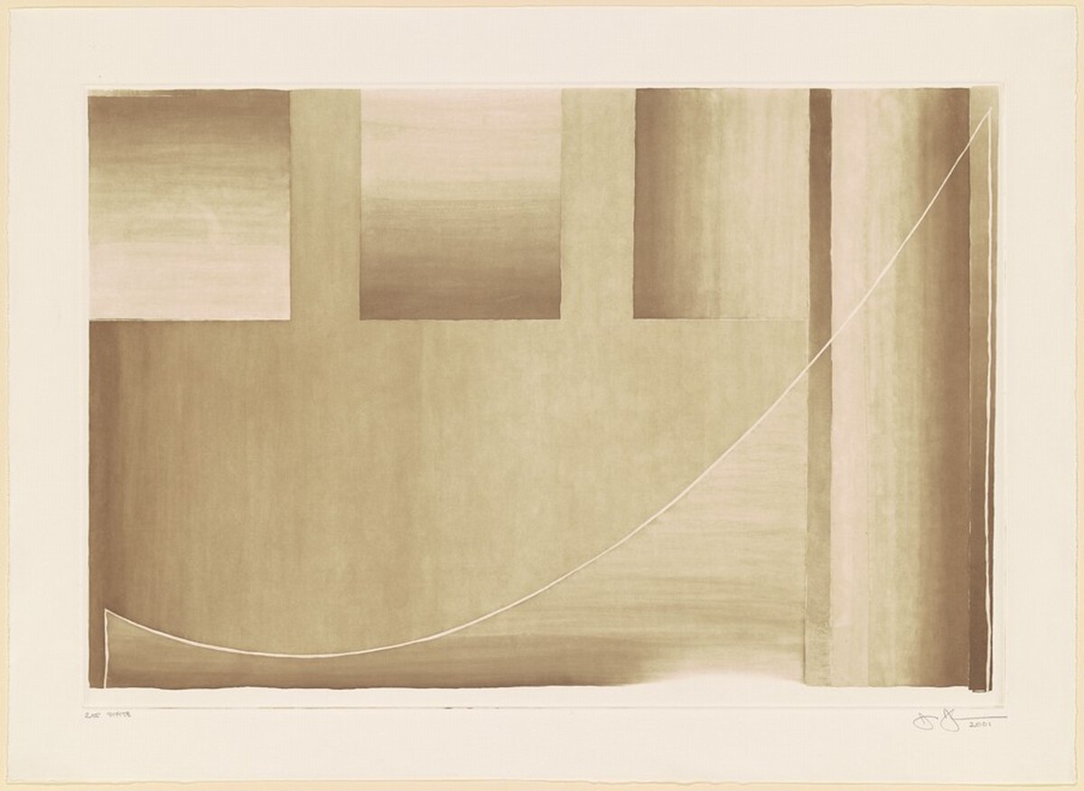 Untitled [state proof of 2nd state] by Jasper Johns