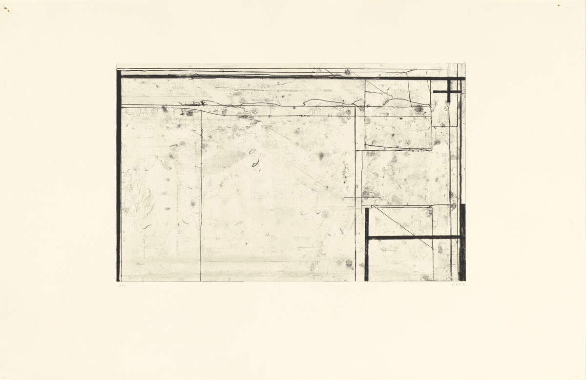 Softground Cross by Richard Diebenkorn