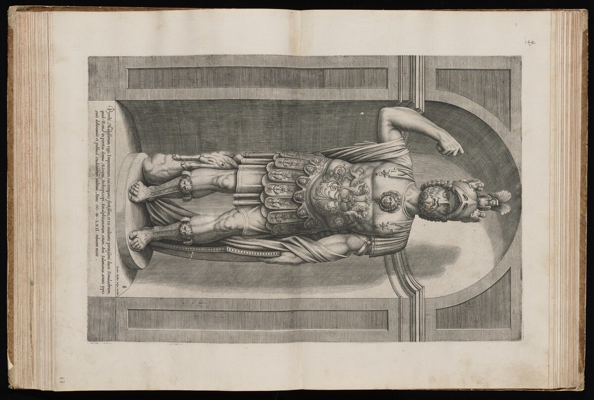 The Statue of Mars, called 'Pyrrhus' by Jacob Bos, published by Antonio Salamanca