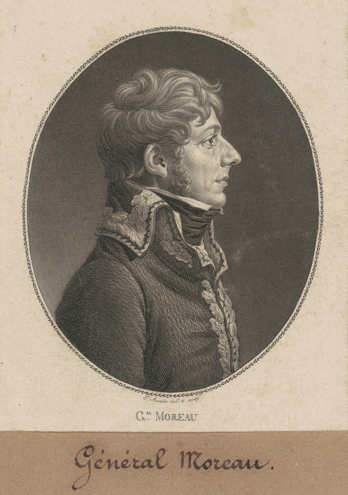 Jean-Victor Moreau by Charles B. J. Févret de Saint-Mémin