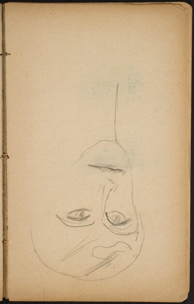 Weibliche Bildnisstudie (Female Portrait Study) [p. 43]