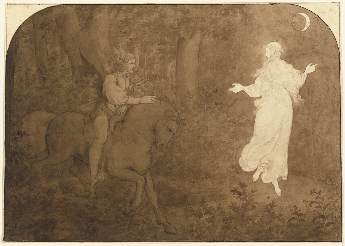 The Apparition in the Forest by Moritz von Schwind