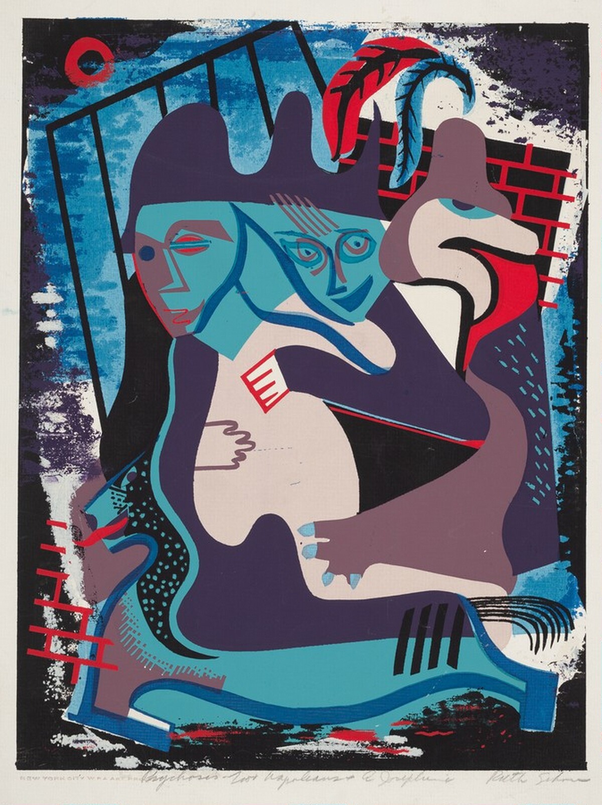 Psychosis - Two Napoleons & A Josephine by Ruth Gikow