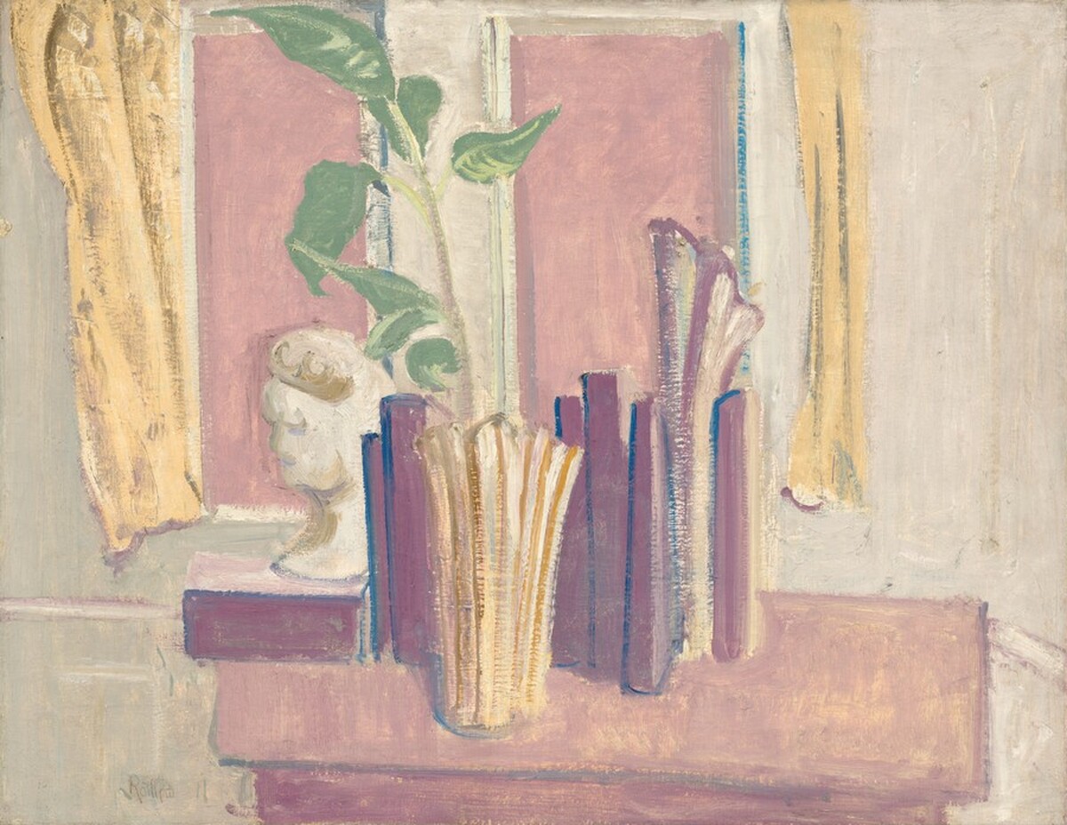 Untitled (still life in front of window) by Mark Rothko
