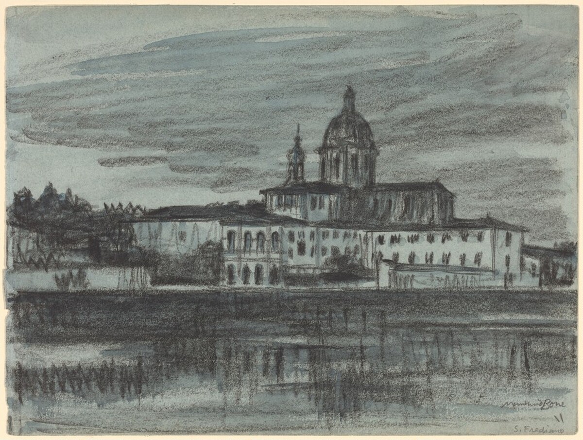 San Frediano by Sir Muirhead Bone