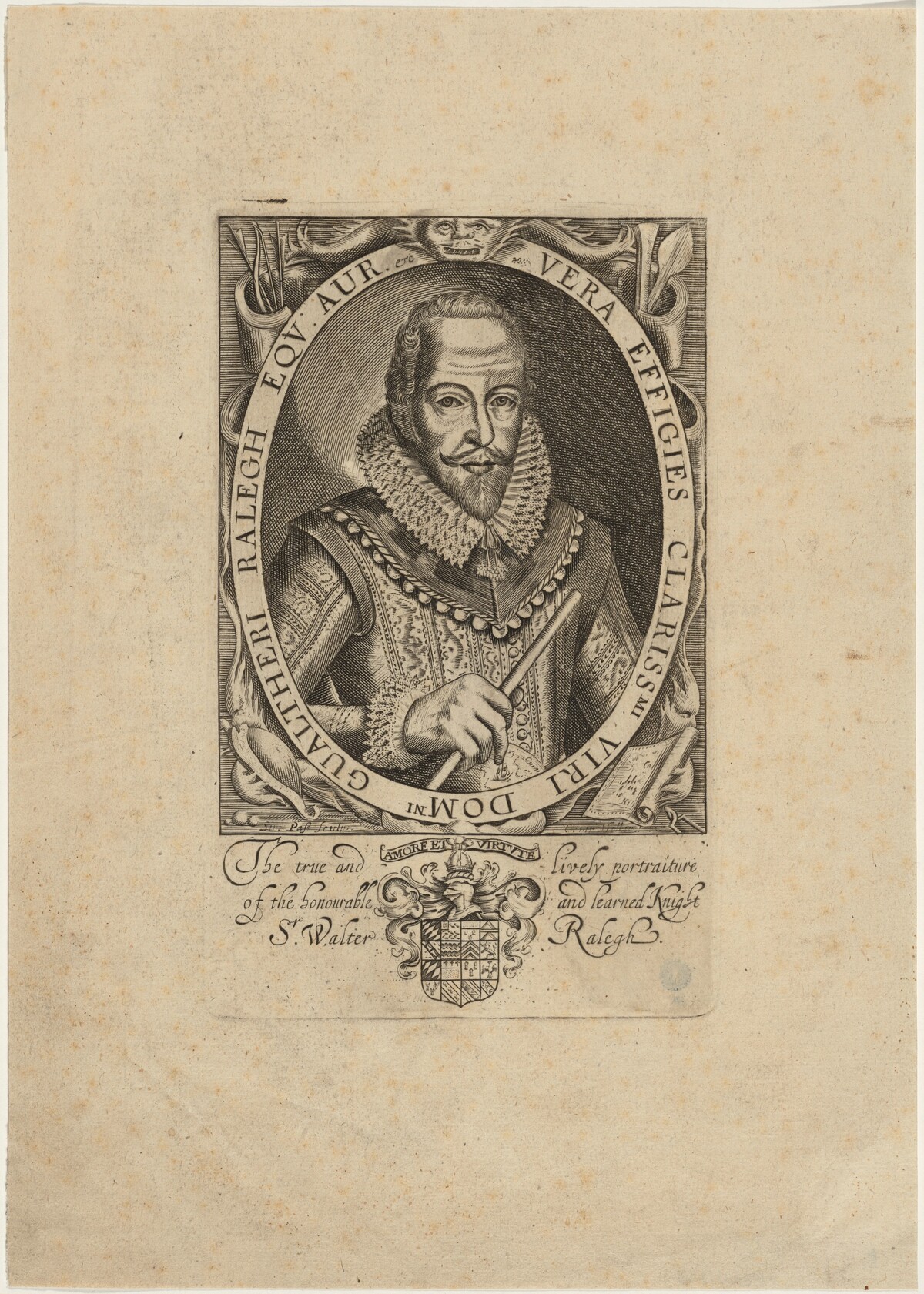 Sir Walter Raleigh by Simon de Passe