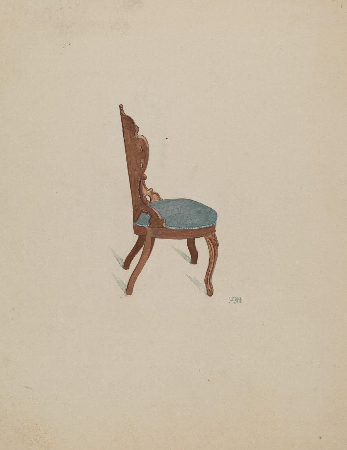 Rosewood Chair by Rex F. Bush