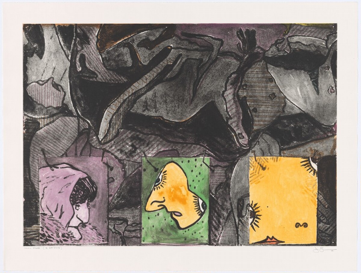 Untitled [trial proof of 2nd state] by Jasper Johns
