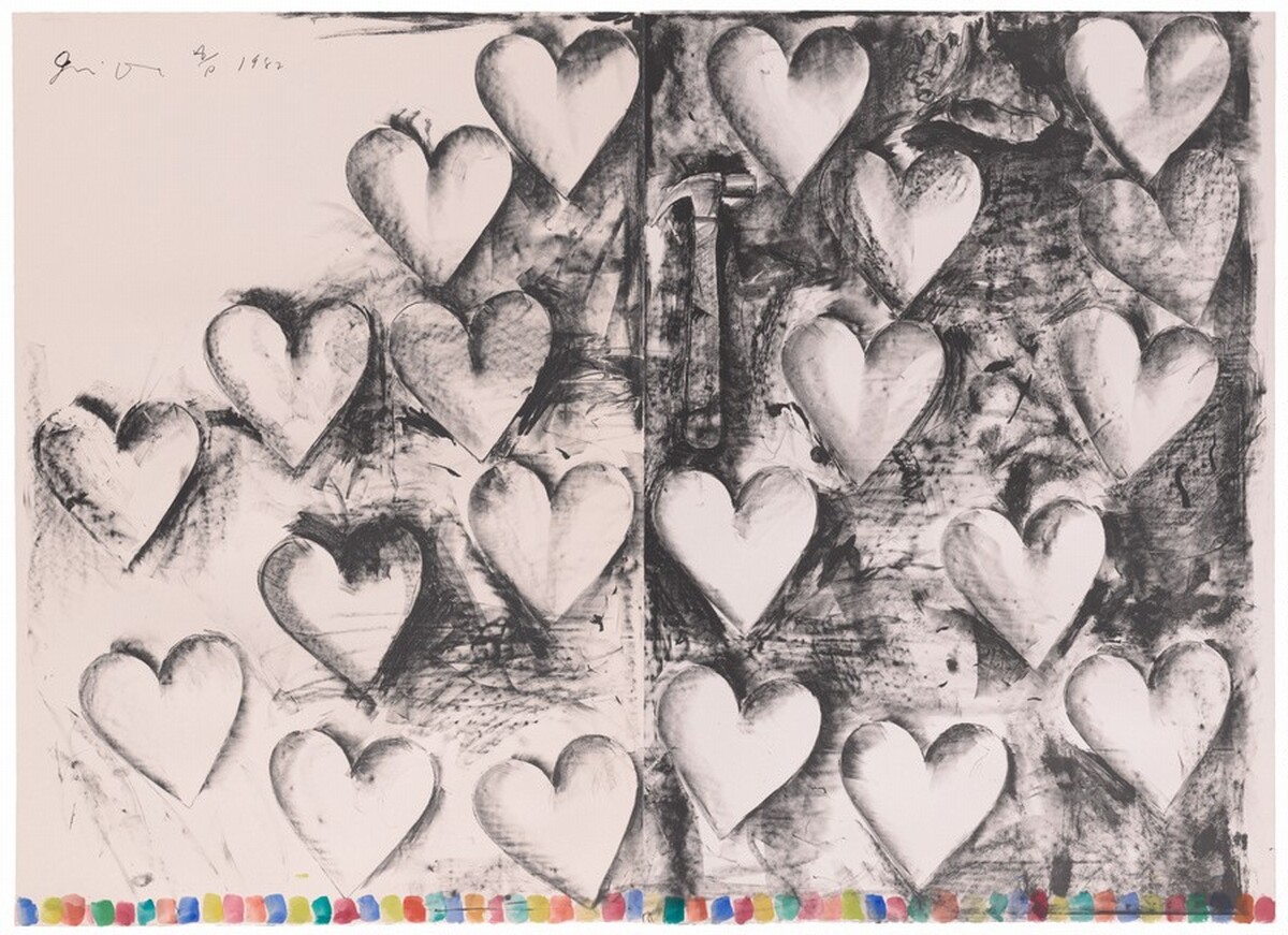The Hammer (with Watercolor Marks) by Jim Dine