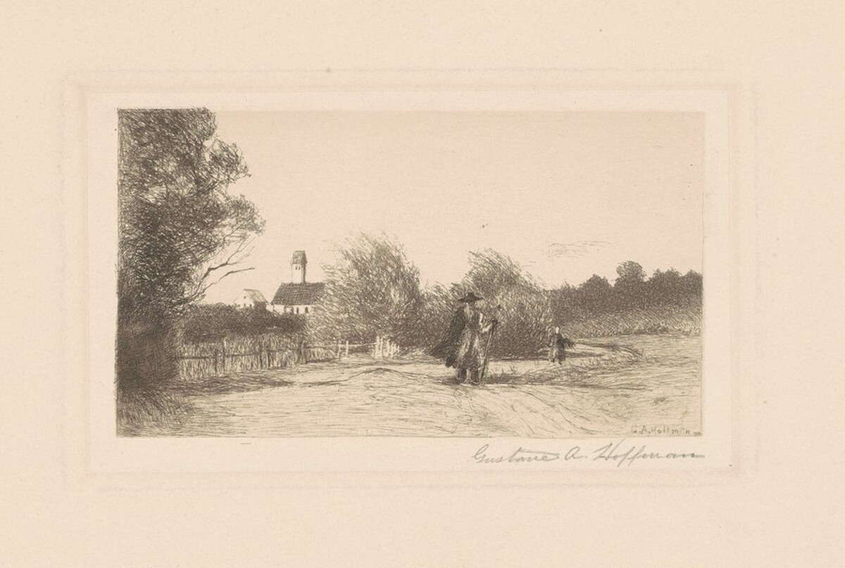 Mittendorf, Outskirts of Munich by Gustave A. Hoffman