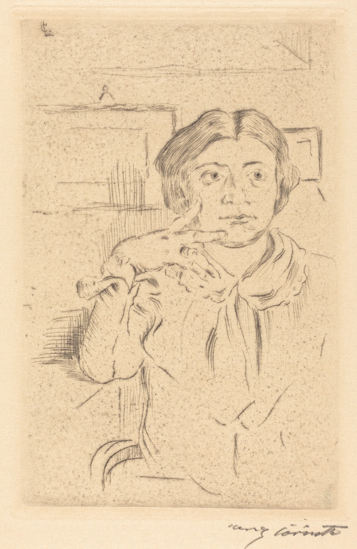Gattin des Künstlers (Wife of the Artist) by Lovis Corinth