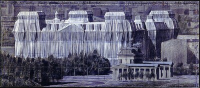 Wrapped Reichstag: Project for Berlin [bottom panel]