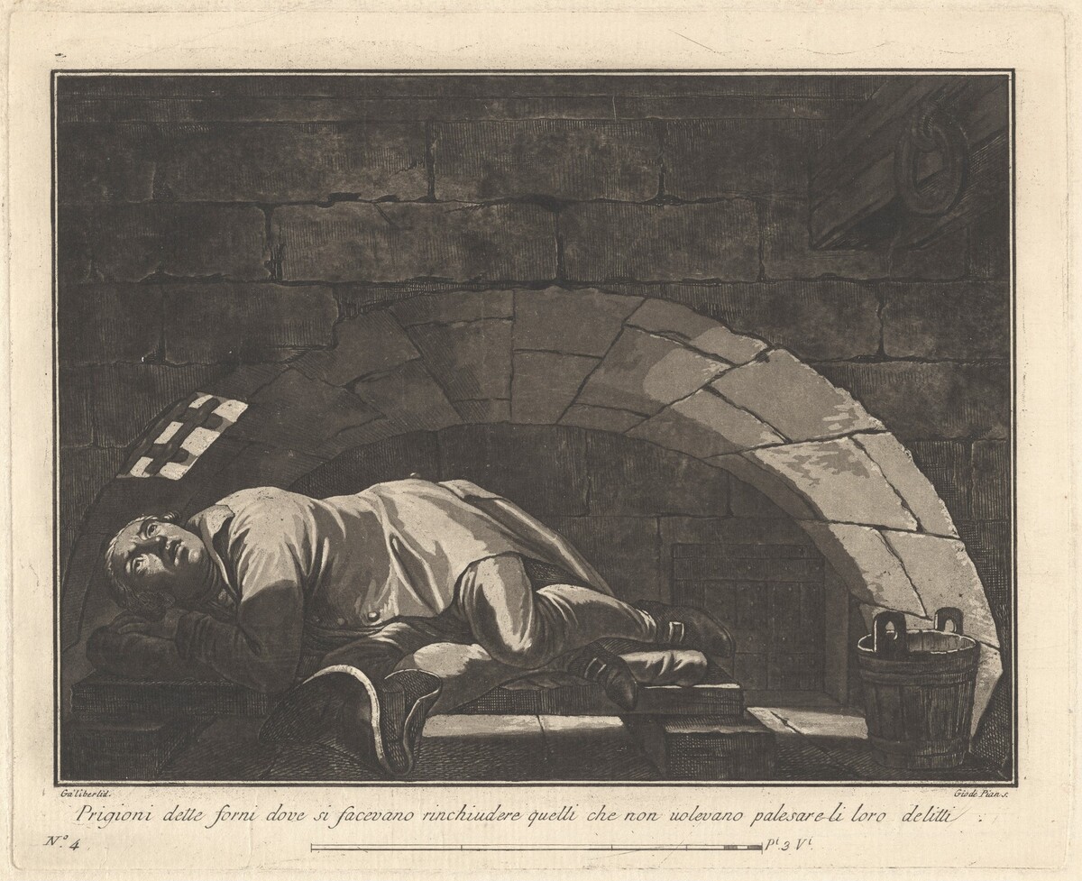 The "Ovens," for Those Who Wouldn't Admit Their Crimes by Giovanni De Pian, after Francesco Galimberti